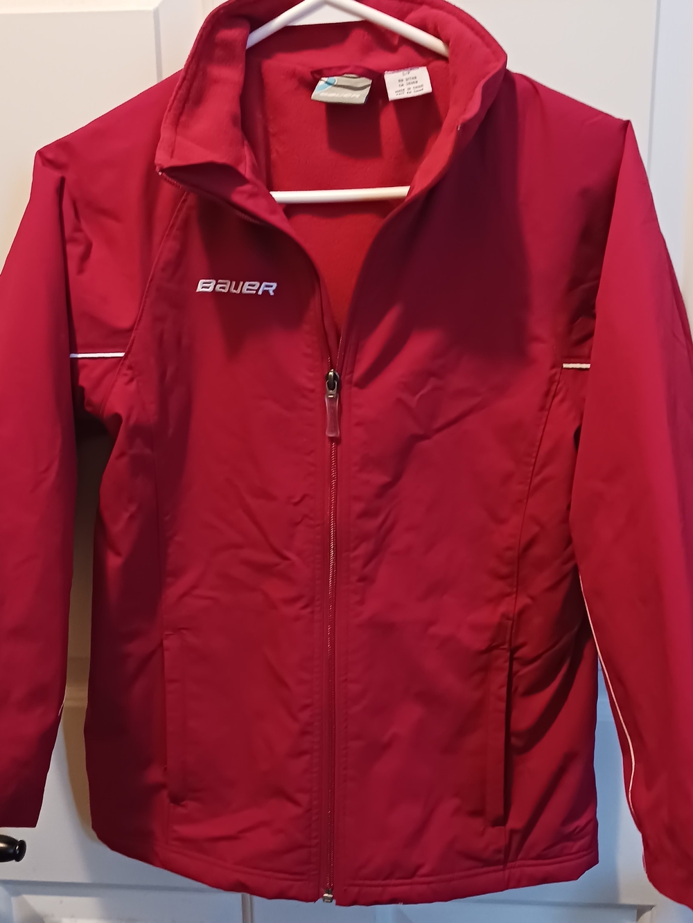 Bauer Boys Red Softshell Jacket